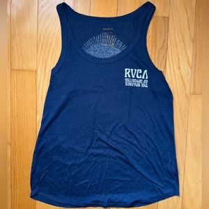 Women’s RVCA blue tank top in size L
